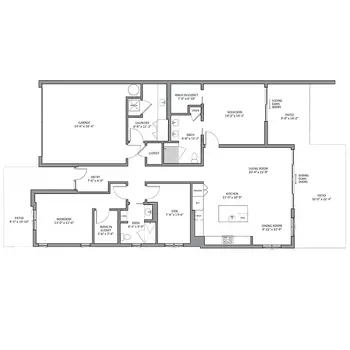 Floorplan of Splendido at Rancho Vistoso, Assisted Living, Nursing Home, Independent Living, CCRC, Oro Valley, AZ 9