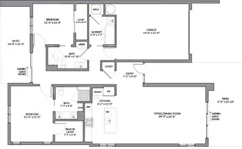 Floorplan of Splendido at Rancho Vistoso, Assisted Living, Nursing Home, Independent Living, CCRC, Oro Valley, AZ 10