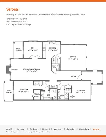 Floorplan of Splendido at Rancho Vistoso, Assisted Living, Nursing Home, Independent Living, CCRC, Oro Valley, AZ 12