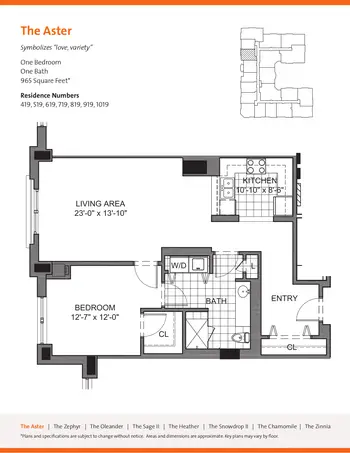 Floorplan of The Mather Evanston, Assisted Living, Nursing Home, Independent Living, CCRC, Evanston, IL 9