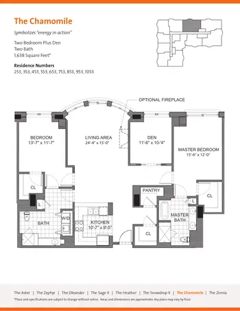 Floorplan of The Mather Evanston, Assisted Living, Nursing Home, Independent Living, CCRC, Evanston, IL 10