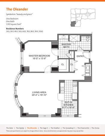 Floorplan of The Mather Evanston, Assisted Living, Nursing Home, Independent Living, CCRC, Evanston, IL 12