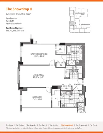 Floorplan of The Mather Evanston, Assisted Living, Nursing Home, Independent Living, CCRC, Evanston, IL 14