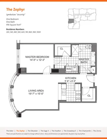 Floorplan of The Mather Evanston, Assisted Living, Nursing Home, Independent Living, CCRC, Evanston, IL 15