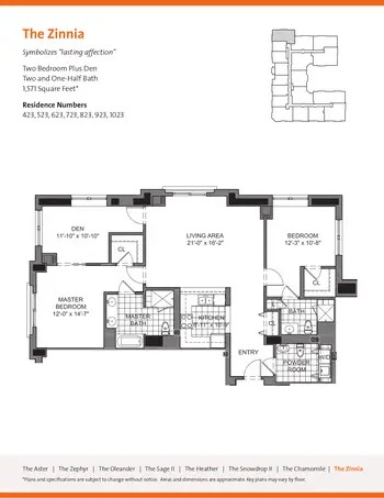 Floorplan of The Mather Evanston, Assisted Living, Nursing Home, Independent Living, CCRC, Evanston, IL 16