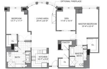 Floorplan of The Mather Evanston, Assisted Living, Nursing Home, Independent Living, CCRC, Evanston, IL 2