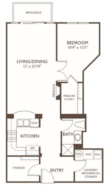 Floorplan of Hillcrest of Loveland, Assisted Living, Nursing Home, Independent Living, CCRC, Loveland, CO 3