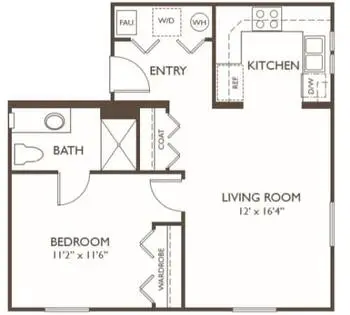 Floorplan of Hillcrest of Loveland, Assisted Living, Nursing Home, Independent Living, CCRC, Loveland, CO 4