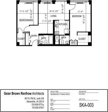 Floorplan of The Residences at Thomas Circle, Assisted Living, Nursing Home, Independent Living, CCRC, Washington, DC 3
