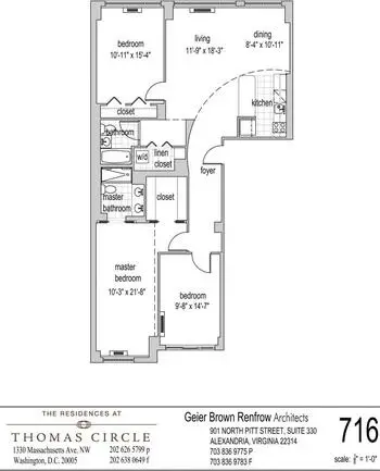 Floorplan of The Residences at Thomas Circle, Assisted Living, Nursing Home, Independent Living, CCRC, Washington, DC 4