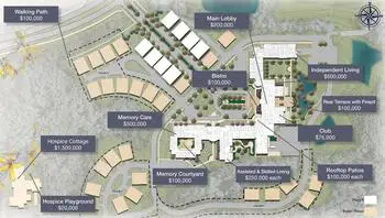 Campus Map of Wesley Woods at New Albany, Assisted Living, Nursing Home, Independent Living, CCRC, New Albany , OH 1