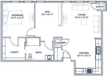 Floorplan of Wesley Woods at New Albany, Assisted Living, Nursing Home, Independent Living, CCRC, New Albany , OH 12