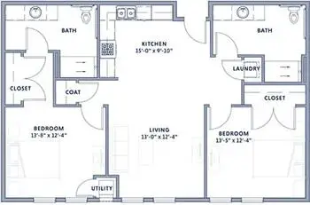 Floorplan of Wesley Woods at New Albany, Assisted Living, Nursing Home, Independent Living, CCRC, New Albany , OH 20