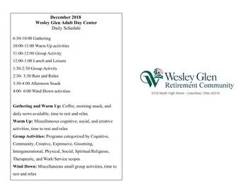 Floorplan of Wesley Glen, Assisted Living, Nursing Home, Independent Living, CCRC, Columbus, OH 10