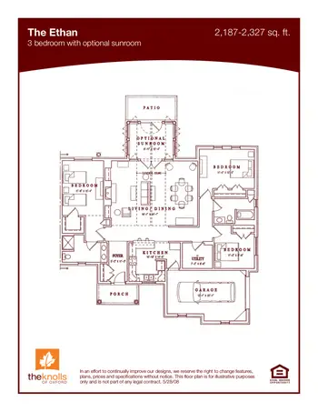 Floorplan of The Knolls of Oxford, Assisted Living, Nursing Home, Independent Living, CCRC, Oxford, OH 7