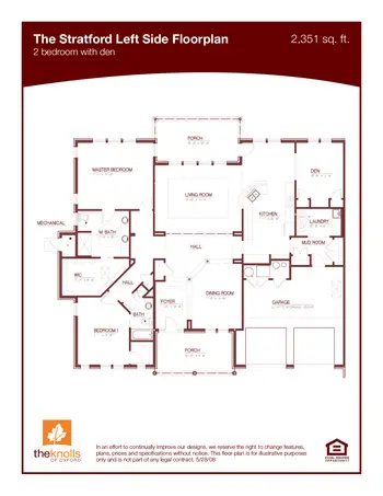 Floorplan of The Knolls of Oxford, Assisted Living, Nursing Home, Independent Living, CCRC, Oxford, OH 14