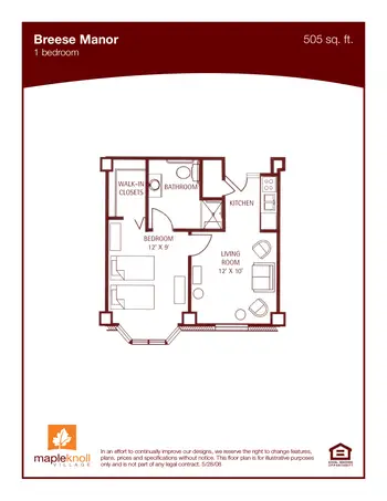 Floorplan of Maple Knoll Village, Assisted Living, Nursing Home, Independent Living, CCRC, Cincinnati, OH 7