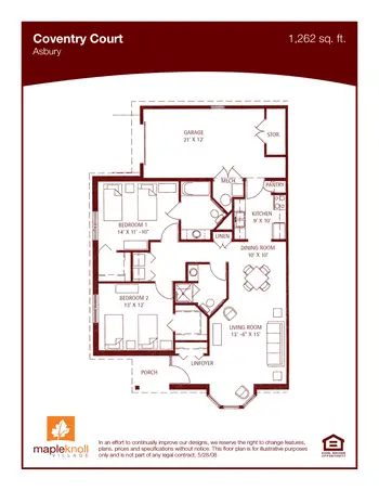 Floorplan of Maple Knoll Village, Assisted Living, Nursing Home, Independent Living, CCRC, Cincinnati, OH 9