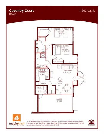 Floorplan of Maple Knoll Village, Assisted Living, Nursing Home, Independent Living, CCRC, Cincinnati, OH 12
