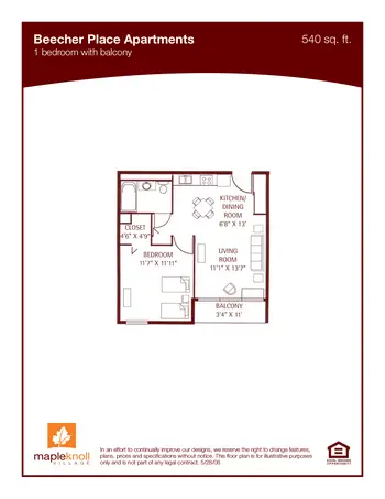 Floorplan of Maple Knoll Village, Assisted Living, Nursing Home, Independent Living, CCRC, Cincinnati, OH 1