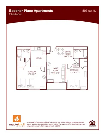 Floorplan of Maple Knoll Village, Assisted Living, Nursing Home, Independent Living, CCRC, Cincinnati, OH 2