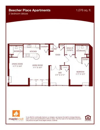 Floorplan of Maple Knoll Village, Assisted Living, Nursing Home, Independent Living, CCRC, Cincinnati, OH 3