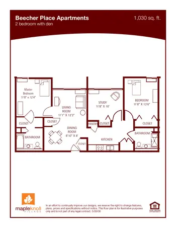 Floorplan of Maple Knoll Village, Assisted Living, Nursing Home, Independent Living, CCRC, Cincinnati, OH 4