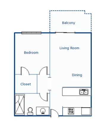 Floorplan of Cornerstone, Assisted Living, Nursing Home, Independent Living, CCRC, Texarkana, TX 1
