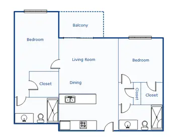 Floorplan of Cornerstone, Assisted Living, Nursing Home, Independent Living, CCRC, Texarkana, TX 3