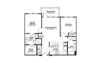 Floorplan of Crestview, Assisted Living, Nursing Home, Independent Living, CCRC, Bryan, TX 1