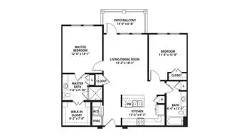 Floorplan of Crestview, Assisted Living, Nursing Home, Independent Living, CCRC, Bryan, TX 5