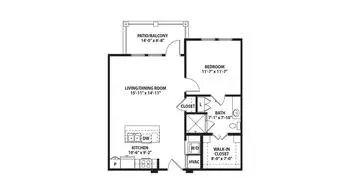 Floorplan of Crestview, Assisted Living, Nursing Home, Independent Living, CCRC, Bryan, TX 6