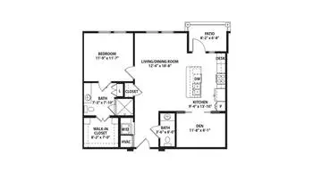 Floorplan of Crestview, Assisted Living, Nursing Home, Independent Living, CCRC, Bryan, TX 8