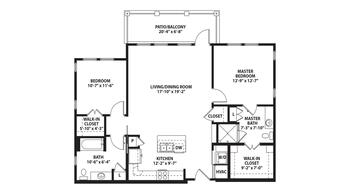 Floorplan of Crestview, Assisted Living, Nursing Home, Independent Living, CCRC, Bryan, TX 10
