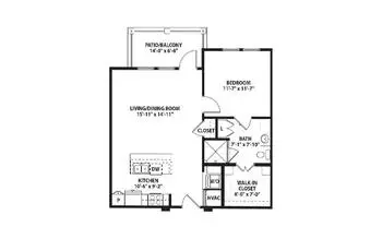 Floorplan of Crestview, Assisted Living, Nursing Home, Independent Living, CCRC, Bryan, TX 11
