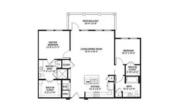 Floorplan of Crestview, Assisted Living, Nursing Home, Independent Living, CCRC, Bryan, TX 15