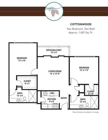 Floorplan of PineCrest, Assisted Living, Nursing Home, Independent Living, CCRC, Lufkin, TX 2