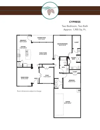 Floorplan of PineCrest, Assisted Living, Nursing Home, Independent Living, CCRC, Lufkin, TX 6