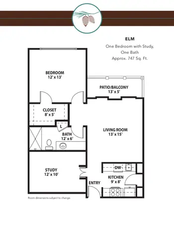 Floorplan of PineCrest, Assisted Living, Nursing Home, Independent Living, CCRC, Lufkin, TX 12
