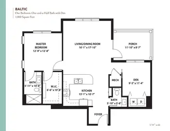 Floorplan of The Langford at College Station, Assisted Living, Nursing Home, Independent Living, CCRC, College Station, TX 2