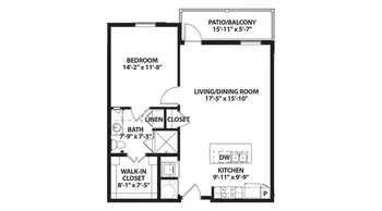 Floorplan of The Crossings, Assisted Living, Nursing Home, Independent Living, CCRC, League City, TX 16