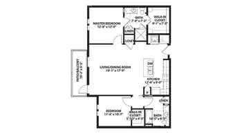 Floorplan of The Crossings, Assisted Living, Nursing Home, Independent Living, CCRC, League City, TX 18