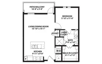 Floorplan of The Crossings, Assisted Living, Nursing Home, Independent Living, CCRC, League City, TX 3