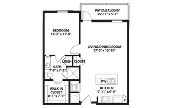 Floorplan of The Crossings, Assisted Living, Nursing Home, Independent Living, CCRC, League City, TX 6
