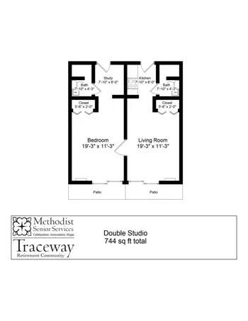Floorplan of Traceway Retirement Community, Assisted Living, Nursing Home, Independent Living, CCRC, Tupelo, MS 4