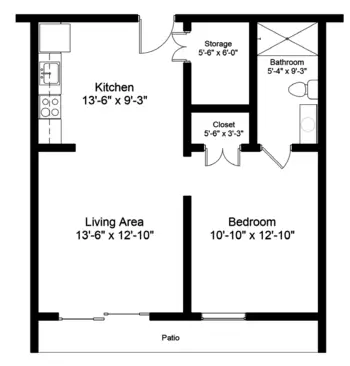 Floorplan of Trinity Place, Assisted Living, Nursing Home, Independent Living, CCRC, Columbus, MS 3
