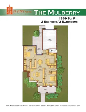 Floorplan of The Village at Orchard Ridge, Assisted Living, Nursing Home, Independent Living, CCRC, Winchester, VA 13