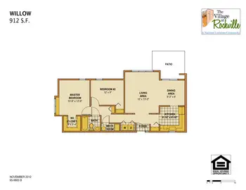 Floorplan of The Village at Rockville, Assisted Living, Nursing Home, Independent Living, CCRC, Rockville, MD 11