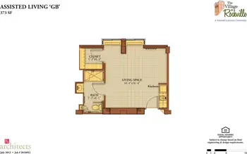 Floorplan of The Village at Rockville, Assisted Living, Nursing Home, Independent Living, CCRC, Rockville, MD 3