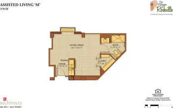 Floorplan of The Village at Rockville, Assisted Living, Nursing Home, Independent Living, CCRC, Rockville, MD 7